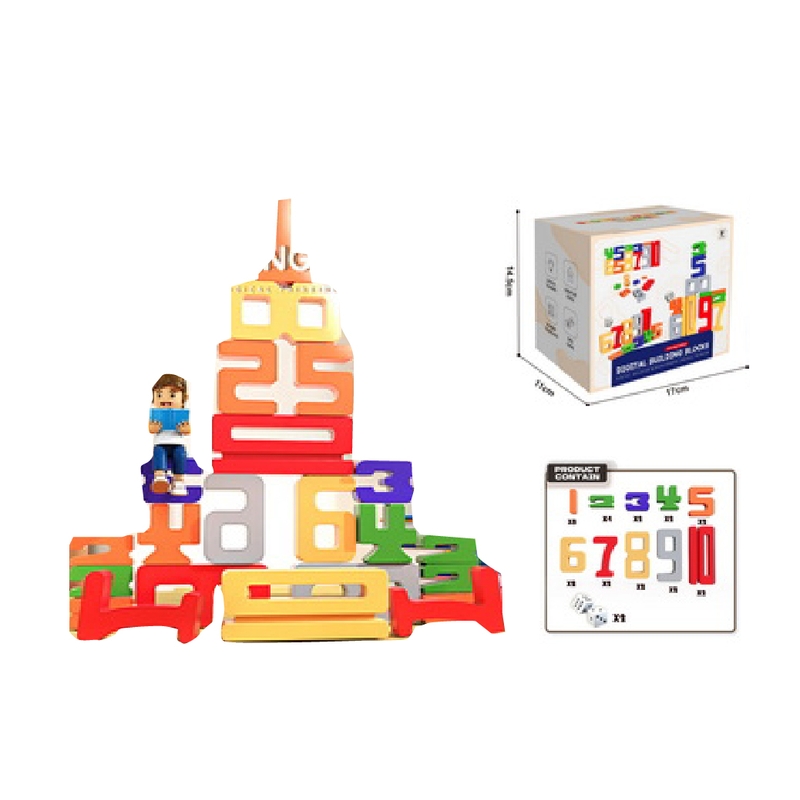 Khối lắp rắp xây dựng con số