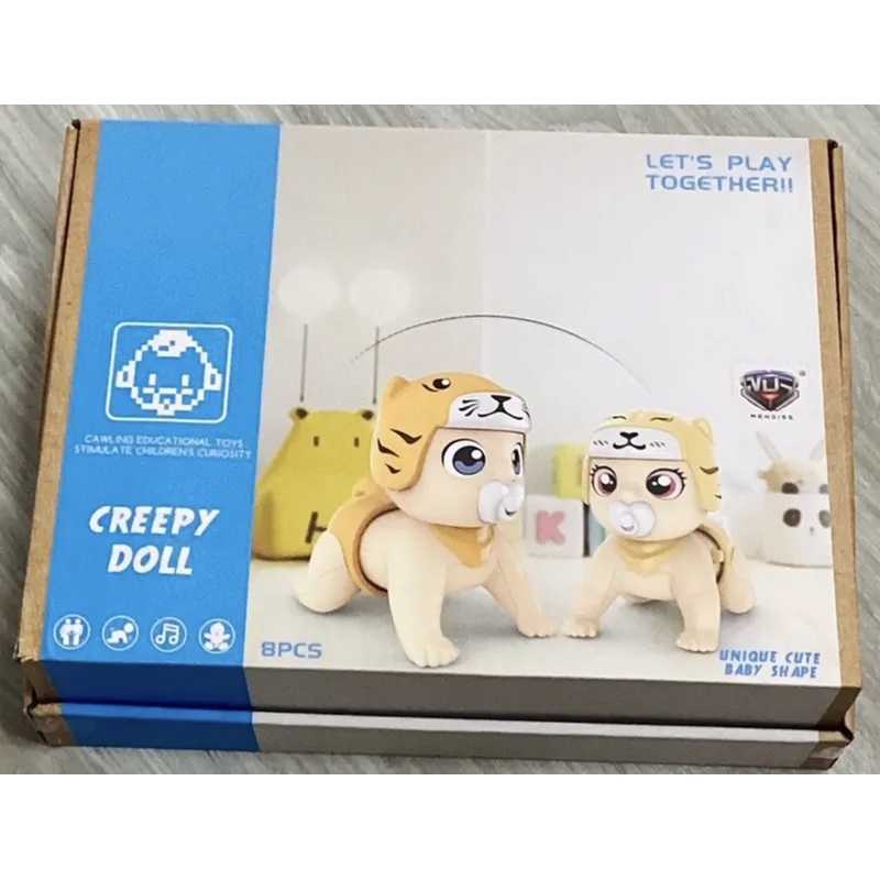 Mô hình đồ chơi em bé tập bò (có nhạc)