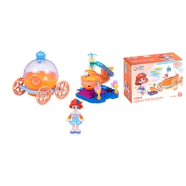 Bộ xếp hình xe quả cầu pha lê nhỏ của Bubbe