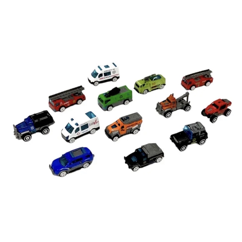 Bộ 15 xe + máy bay hợp kim tỉ lệ 1:64