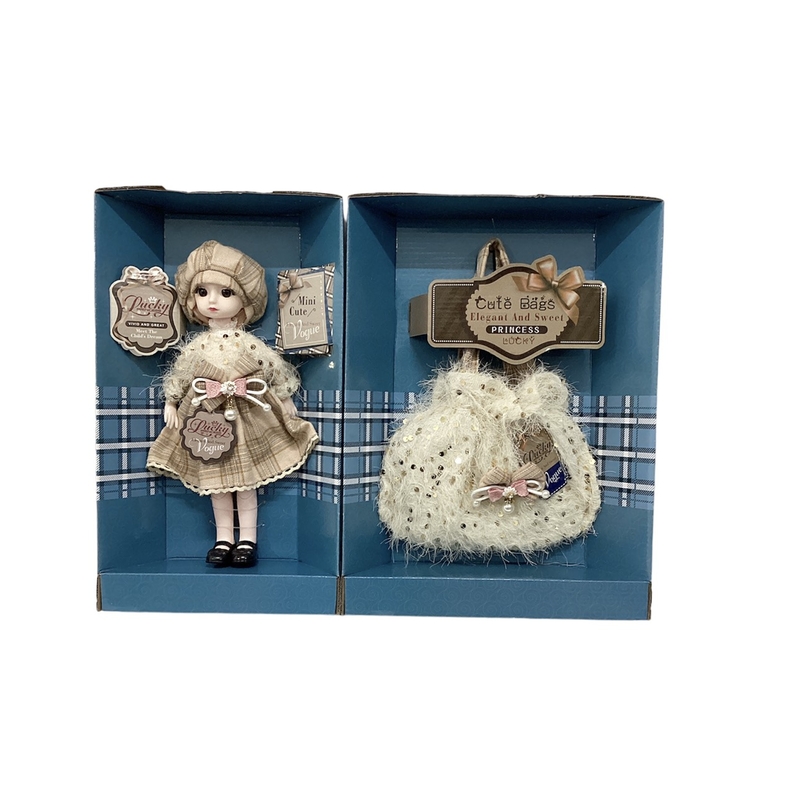 Búp bê công chúa Barbie + có túi xách - 34cm