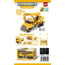 Mô hình cần cẩu có nút bấm nhấc cẩu xuống