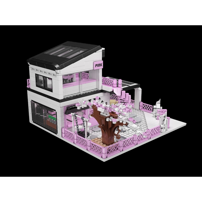 Bộ lắp ghép - Quán cà phê Sakura - 1210pcs