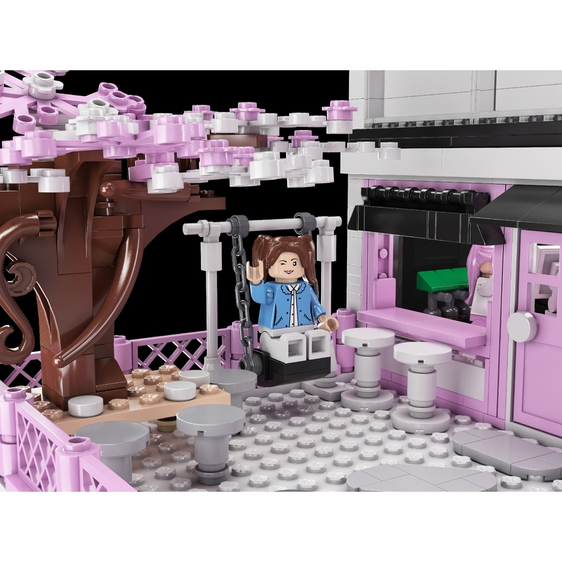 Bộ lắp ghép - Quán cà phê Sakura - 1210pcs