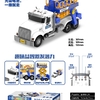 Xe bảo trì đèn đường - âm nhạc - Xanh dương  trắng