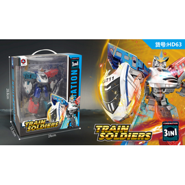 Robot biến hình tàu cao tốc 3in1