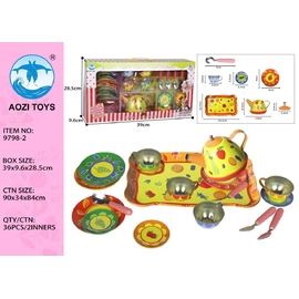 Bộ ấm chén in hình trái cây - 6 chi tiết