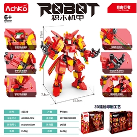 Bộ lắp ghép mô hình robot - Đỏ - 448pcs