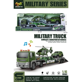 Xe tải kết hợp trực thăng, xe Jeep - có nhạc, có đèn