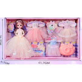Bộ búp bê tiên nữ + trang phục, phụ kiện - 34cm