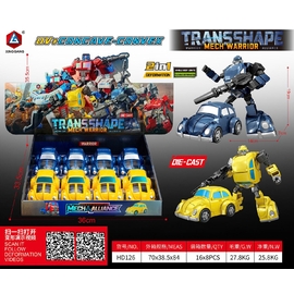 Bộ 8 xe ô tô đua biến hình robot chiến đấu