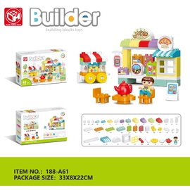 Bộ xếp hình cửa hàng nhỏ - 62 chi tiết