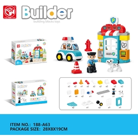 Bộ xếp hình trạm giao thông - 35 chi tiết