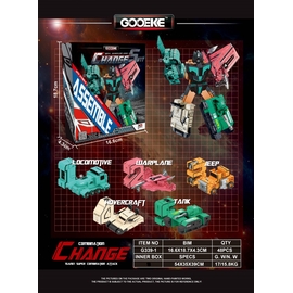 Robot biến hình con số 1-5