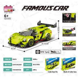 Bộ lắp ghép mô hình xe thể thao Poison - 301pcs