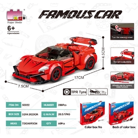 Bộ lắp ghép mô hình xe thể thao Laiken -  288pcs