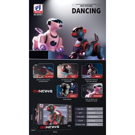 Chó robot nhảy múa, phát nhạc thông minh