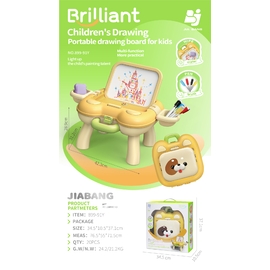 Bảng vẽ đa năng hình cún con - Vàng